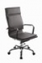  Кресло руководителя CH-868YAXSNGray-Coffee (пластик темно-серый, темно-коричневая иск. к 