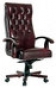  Кресло руководителя Oriental DB-13 (Честер), кожа с эффектом старения, древесина Миланский орех 