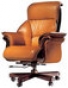  Кресло руководителя Oriental INTER DL-055, натуральная кожа, древесина Палисандр 