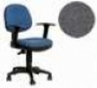  Кресло офисное CH-G687AXSN V-02 (серый пластик, ткань бордово-серый ромбик V-02) 